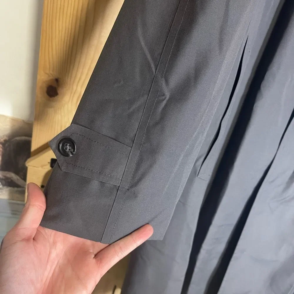 Hart Schaffner Marx New York Chicago Trench Coat Removable Lining Jacket
